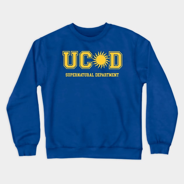 UC Sunnydale Supernatural Dept. Crewneck Sweatshirt by meenmonthon